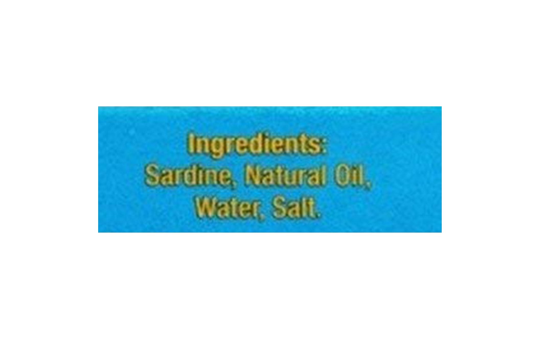 Golden Prize Sardine in Natural Oil    Box  125 grams